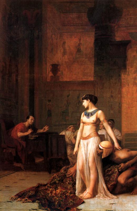 Jean Leon Gerome Cleopatra before Caesar France oil painting art